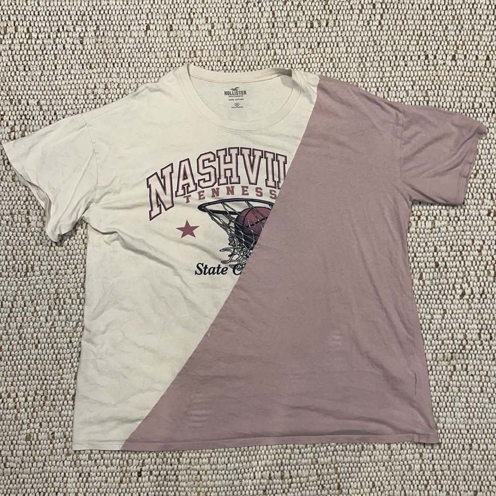 Hollister Nashville Oversized Graphic Tee